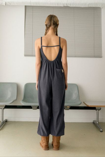 Cozney Waffle Log Jumpsuit