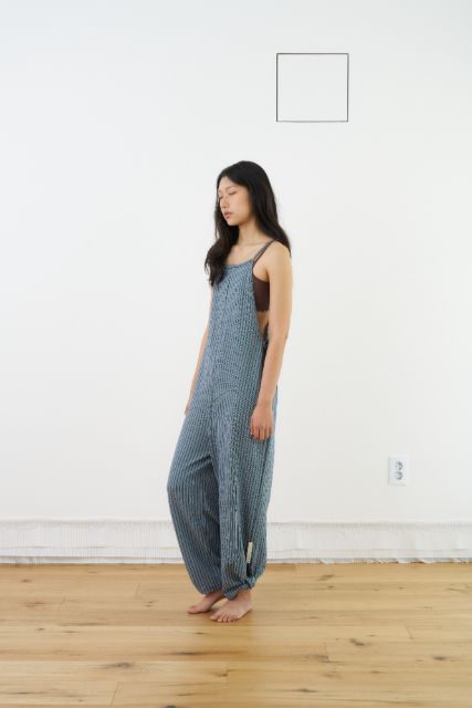 Stripe Accordion Jumpsuit