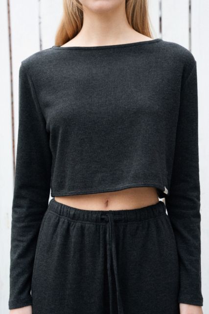 Angora In Out Crop Top